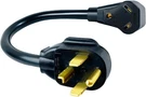 1.5FT Nema 14-30P To TT-30R Rv 30A 125V Dryer Plug Adapter. Fixed Price $36.21.
