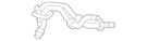 Genuine Mercedes-benz Coolant Pipe 166-500-00-89. Fixed Price $192.40.
