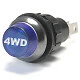 K4 Blue 4WD Engraved For Four Wheel Drive Indicator Warning Light. Fixed Price $44.95.