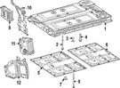 Genuine Mercedes-benz Drive Motor Battery Pack Cover 789-684-01-00. Fixed Price $124.46.