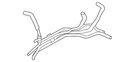 Genuine Ford Drive Motor Inverter Coolant Line LX6Z-18B402-G. Fixed Price $174.96.