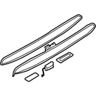 Genuine Bmw Trunk Lid Grip Primed 51-13-7-075-582 New. Fixed Price $246.70.