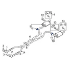 Ford Mustang 2011-2014 BR3Z5A231C Exhaust Muffler Clamp. Fixed Price $25.69.