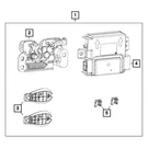 Jeep 68272742AE Keyless Entry Module. Fixed Price $179.56.