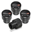 SRT-8 Logo Black On Aluminum Tire Valve Stem Caps For Dodge Jeep Ram. Fixed Price $22.99.