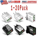 4 Port Fast Quick Qc 3.0 Usb Hub Wall Home Charger Power Adapter Lot. Fixed Price $32.49.