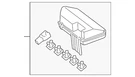 Genuine Honda Fuse Box Cover 38256-TP6-A01. Fixed Price $24.41.