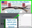 2 Fits Nissan 350Z Headlight Car Harness Pigtail 8 Pin Hid Connector Wiring Plug. Fixed Price $44.99.