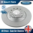 Fits Audi A6 2004-2011 2.0 Tdi 2.4 2.7 3.1 Brake Discs Rear Stallex 4F0615601E. Fixed Price $96.82.