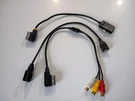 Vw Rca/usb/iphone Cable Set Audio Video 4F0051510AA 4F0051510AL. Fixed Price $20.00.