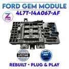 Rebuilt 4L7T-14A067-AF Ford Expedition Lincoln Navigator Fuse Box Relay Unit. Fixed Price $289.99.