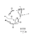Genuine Mopar Coolant Hose 68612836AA. Fixed Price $32.34.