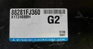 88281FJ360 Subaru Xv Crosstrek 2013-2017 Ecm Ecu Computer. Fixed Price $45.00.