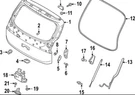 Genuine Kia Weatherstrip 81850-S9100. Fixed Price $125.00.