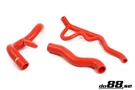 Volvo 700/940 Turbo Coolant Hoses Red. Fixed Price $131.03.