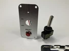 Pilot Billet Universal Toggle Switch W/green Led + Aluminum Mount Panel On-off. Fixed Price $11.66.