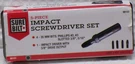 Sure Bilt 5 Piece Impact Screwdriver Set # 98103............................3B. Fixed Price $24.99.