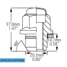 581144 Oe Lug-compatible With/ For Nissan -M12 25. Fixed Price $97.97.