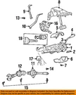 Chrysler Oem 98-06 Dakota Steering Column Assembly-intermed Shaft Nut 6101510. Fixed Price $34.24.