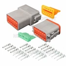 Pin Deutsch DT04-12P DT06-12S Waterproof Electrical Connector Kit. Fixed Price $13.32.