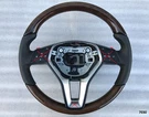 12-16 Mercedes-benz W204 Slk Cls New Nappa Leather/wood Steering Wheel. Fixed Price $499.00.