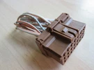 Volvo Vnl Amp 968975-1 Brown 21-PIN Connector W/ Wiring For Lcm Module #M266FX. Fixed Price $16.95.