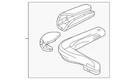 Genuine Honda Duct Front Ipu Inlet 1J671-5RD-H00. Fixed Price $39.68.