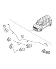 Genuine Mopar Park Assist Sensor 68337392AA. Fixed Price $47.47.