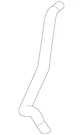 Genuine Nissan Outlet Hose 21503-4BC1A. Fixed Price $39.72.