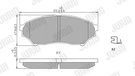 Jurid 572499J Brake Pad Set, Disc For Mitsubishi. Fixed Price $50.78.
