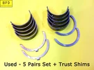 5 Pairs Set + Trust Used Genuine M113 Main Bearing Std Oem Mercedes A1130300040. Fixed Price $249.99.