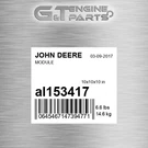 AL153417 Module Fits John Deere (surplus Open Box). Fixed Price $2022.63.