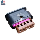 Audi Seat Skoda Vw Pin Brown Flat Contact Housing Genuine 4M0973705. Fixed Price $23.52.