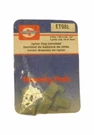 Standard Brand (5) Nylon Flag Terminals ET98L 16-14 Ga 1/4" New! 6MM. Fixed Price $14.00.