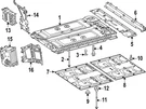 Genuine Mercedes-benz Cover Substructure 789-684-12-00. Fixed Price $100.10.