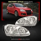 For 2005-2010 Golf Gti Jetta Rabbit Chrome Headlight Clear Signal Lamp Assembly. Fixed Price $125.94.