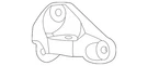 Genuine Volkswagen Rear Bracket 1EK-199-117. Fixed Price $16.05.