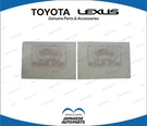 Toyota Lexus Genuine Theft Warning Information Label Plate 2QTY Set Oem. Fixed Price $51.00.