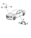 Genuine Mopar Active Damping Sensor 05035723AA. Fixed Price $129.85.