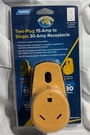 Camco Powergrip Rv Adapter 55225 Dual 15A To Single 30A Adjustable Receptacle. Fixed Price $21.99.