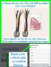 Fits Nissan 2 350Z Headlight Car Harness Pigtail 8 Pin Hid Connector Wiring Plug. Fixed Price $24.99.