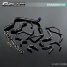Silicone Radiator Heater Hose Kit Black Fit For 90-93 Honda Accord CB7 F22A F20A. Fixed Price $79.40.