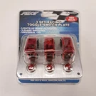 Pilot PL-SW53R Automotive Triple Toggle Switch W/ Red Safety Cover, 12V, 3-20AMP. Fixed Price $17.99.