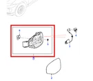 Genuine Jaguar Pace Left Hand Side Charge Port Housing T4K11759. Fixed Price $78.52.