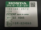 39670TL0G01 Electronics Module Honda Accord Berlina (cu) Comfort 2008 469185. Fixed Price $54.53.