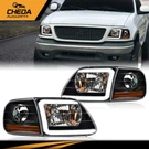 Fit For 97-04 F150 Expedition Clear Led Headlights & Corner Parking Black. Fixed Price $74.18.