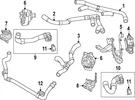 Genuine Volkswagen Water Pump 1EA-965-567-P. Fixed Price $146.72.