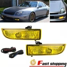 Fit 97-01 Honda Prelude 1997-2001 Yellow Bumper Fog Lights Lamp W/switch Harness. Fixed Price $38.99.