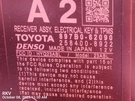 Key And Tpms Receiver Module Oem 2021 Toyota Mirai 1YR Wrnty 897B0-62090. Fixed Price $75.00.