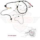 1970-1971 Porsche Engine Wiring Harness Motorola Alternator 91161201700. Fixed Price $300.00.